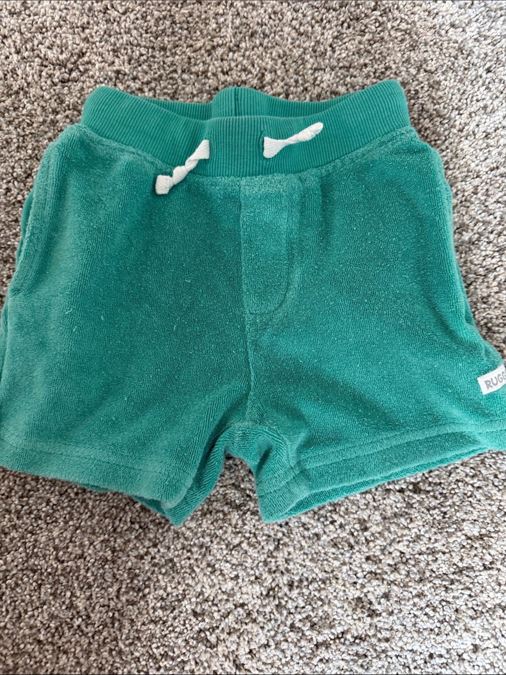 Terry style rugged butts shorts